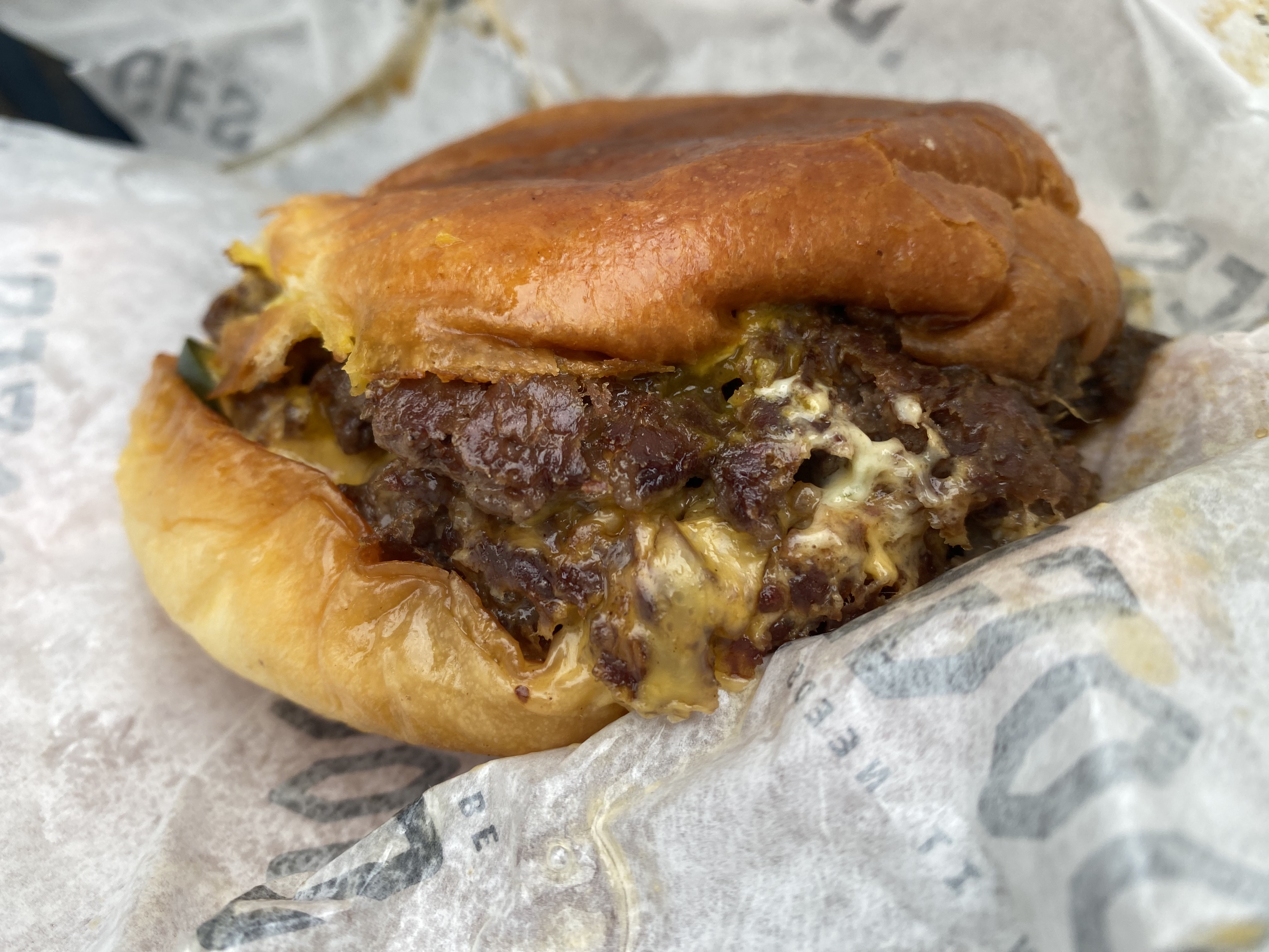 Jamaican Oxtail Burger