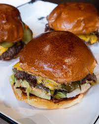 Classic smashed double cheese